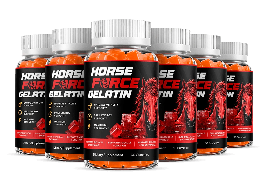 Horse Force Gelatin    6 Bottle Bundle Best Value Package